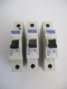 PROTEUS 406B B6 / 416B B16 / 420B B20 / 432B B32 / 440B B40 MCB DE UN SOLO POLO - Imagen 1 de 1