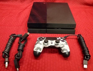 SONY CUH-1115A 500GB PLAYSTATION 4 PS4 VIDEO GAME SYSTEM W/ 1 CONTROLLER - Picture 1 of 10