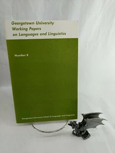 Georgetown University Working Papers on Languages and Linguistics 8, 1974 - Imagen 1 de 2