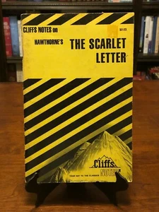 THE SCARLET LETTER by Nathaniel Hawthorne (Cliffs Notes) LIKE NEW CONDITION - Picture 1 of 3