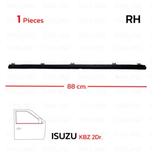 Fits Isuzu KBZ KB LUV 1980 - 88 Right Outer Front Door Weatherstrip Window Belt - Picture 1 of 9