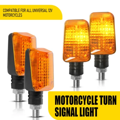 Motorcycle Turn Signals For Honda Goldwing Dream Touring CRF250R Hawk Magna MTX - Image 1 of 4