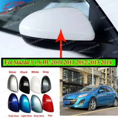 Side Mirror Cover Shell Cap For Mazda 3 1.6 BL 2010 2011 2012 2013 2014 Axela - Image 1 of 4