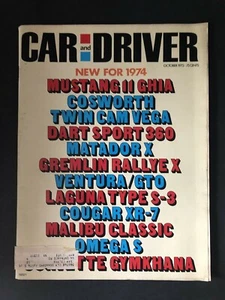 Car and Driver Magazine October 1973 New For 1974 - Picture 1 of 2
