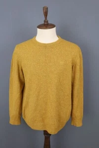 Barbour Brown Crew Neck Wool Silk Knit Jumper Sweater Size XL - Picture 1 of 15