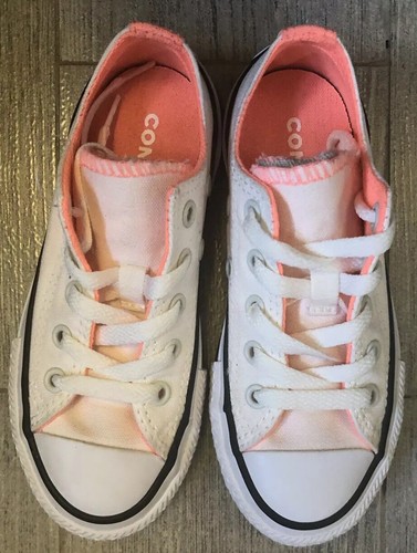 Sneaker basse Converse Chuck Taylors All Star Oxford doppia lingua bianche taglia 11