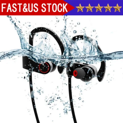 Waterproof Bluetooth 5.0 Earbuds Stereo Sport Wireless Headphones in Ear Headset - Image 1 of 4