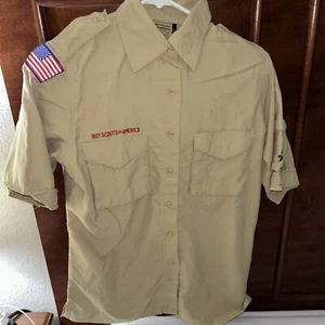 Boy Scout BSA UNIFORM SHIRT Ladies Small New Style M86 - Picture 1 of 8