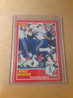 1989 Score #172 MIKE ROZIER Houston Oilers Football Card, Running Back, HB. (NM) - Image 1 of 2