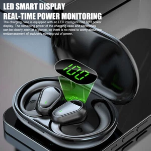 TWS Bluetooth 5.3 Headset Wireless Earphones Earbuds Stereo Headphones Ear Hook - Bild 1 von 11