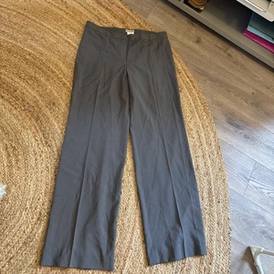 Emporio Armani Black Wool Blend Wide Leg Pants Women's size 44 - Picture 1 of 6