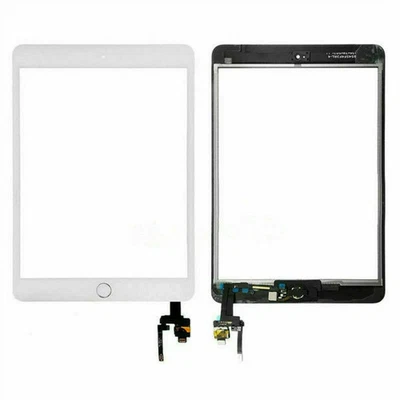 For iPad Mini 3 3rd Gen Touch Screen Digitizer Glass Replacement Black White - Image 1 of 4