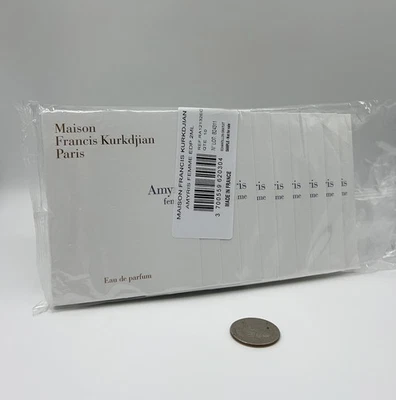 10 x Maison Francis Kurkdjian Paris Amyris Femme Eau De Parfum MFK 2 ml cada uno Foto 1 de 2