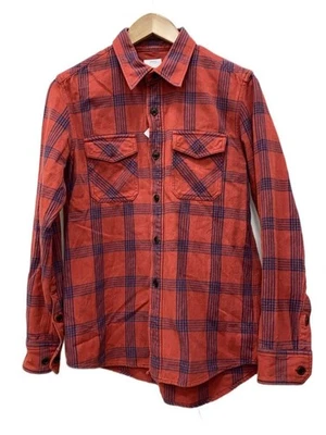 Camisa Para Hombres Visvim Visvim Manga Larga 1 Algodón ROJO Cuadros 0115105011027 Rojo Visvim Foto 1 de 4