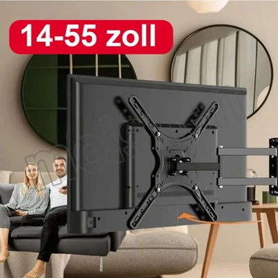 MARKENLOS TV Wandhalterung Wandhalter LCD LED Fernseher 32-55 Zoll schwenkbar neigbar 30kg