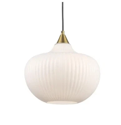 Iluminación Trans Globe, accesorio colgante Aristo de 12" de ancho, 16181-AG - oro antiguo Foto 1 de 4