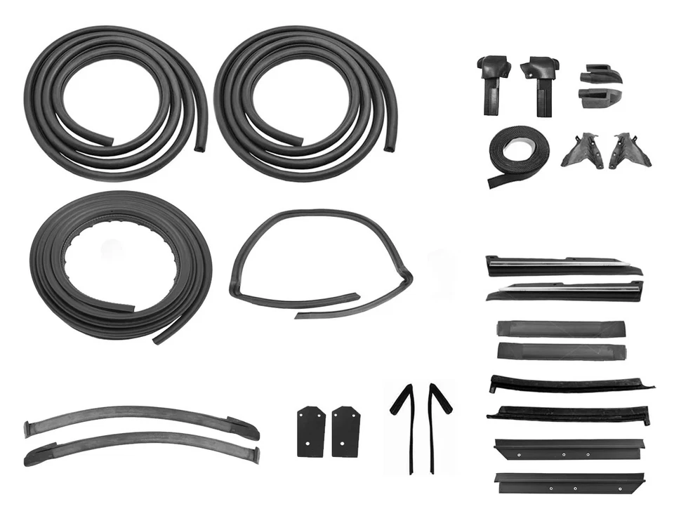 Mustang 1985-1986 convertible resistente al clima kit de sellado de goma 25 piezas - licencia Ford Foto 1 de 1