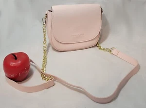 Jennifer Lopez JLO Crossbody Light Peony Pink and Gold Chain Shoulder Bag Small - Picture 1 of 4