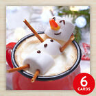 Christmas Cards & Packs Hot Chocolate Marshmallow Snowman 