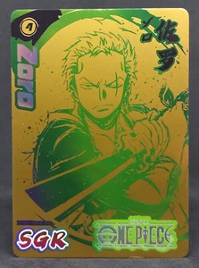 One Piece Zoro Roranoa #4 SGR NO3. SGR-05 Gold Holo Foil Karte - Bild 1 von 7