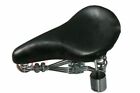 Cycling Bicycle Saddle Seat Black Leather Fits Vintage Early 1920