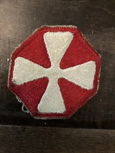 WWII US 8th Army Command Cut Edge Patch Original - Picture 1 of 2