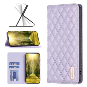 Für iPhone 15 Pro Max 14 Lingge mit Kartenfach Magnet Leder Flip Case Hülle - Bild 1 von 16