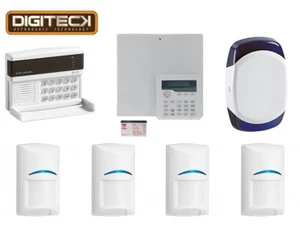 Scantronic i-on10-K Wired Burglar Alarm Kit W/ Auto Dialler, LCD Keypad, 4 PIR's - Picture 1 of 2