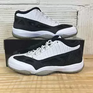 Air Jordan 11 Retro Low IE 'White/Black' Men's Size 9.5 NEW Sneakers 306008-100 - Picture 1 of 6