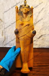 King Tutanchamun's Funerary Bed: Rare Museum Replica Statue - Bild 1 von 15