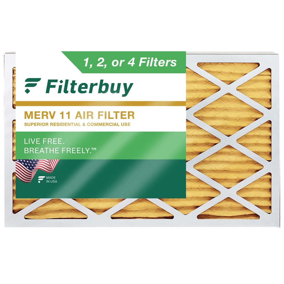 Filterbuy 16x25x5 Air Filters, AC Furnace Replacement for Honeywell (MERV 11) - Image 1 of 4