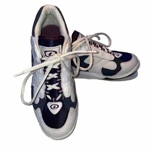 Dexter Phyllis Bowling Shoes White Blue Purple Accents Sz 7 Us - Picture 1 of 10