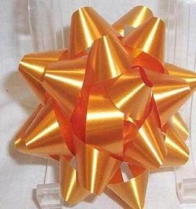 30 NEW LARGE SELF STICK GOLD BOWS - Picture 1 of 1