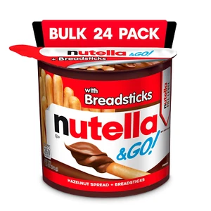 Nutella & GO! Hazelnut & Cocoa Spread With Breadsticks Pack 1.8 oz, 24 Pack - Picture 1 of 11