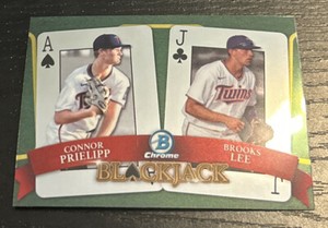 2022 Bowman Chrome Connor Prielipp / Brooks Lee Blackjack 
