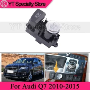 Car Start Stop Engine Button Chrome Switch For Audi Q7 2010 2011 2012 2013-2015 - Picture 1 of 7