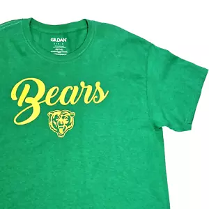 Camiseta Baylor Bears - Hombre Adulto Unisex Talla Grande Verde Amarillo - 100% Algodón - Imagen 1 de 6