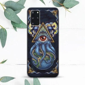 Mushrooms Octopus Kraken Mason Eye Case For Samsung Note 20 S21 S22 S23 S24 FE - Picture 1 of 1