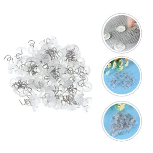 150 Pcs Corkscrew Pin Fixed Sheet Nails Slipcovers Decoration Thumbtack Ruffles - Picture 1 of 12