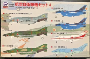 Juego de 4 aviones 1/700 JASDF (F-4EJ, F-2, U-125) ~~ Skywave PitRoad S76 - Imagen 1 de 2