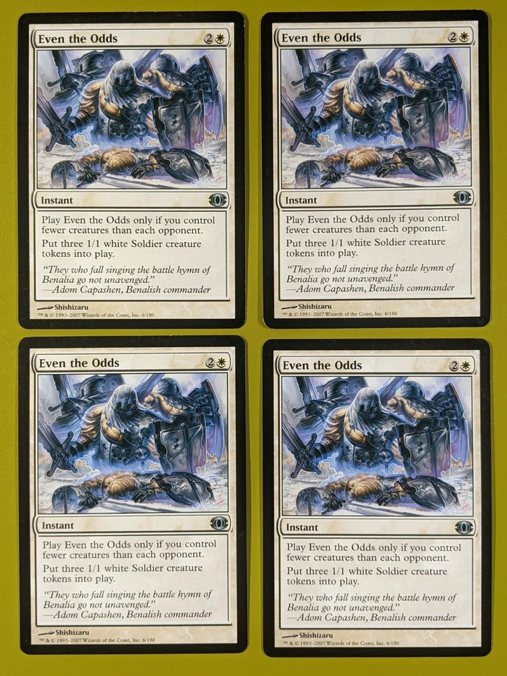 Even the Odds x4 Future Sight 4x Playset Magic the Gathering MTG - Image 1 of 1