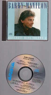 Greatest Hits, Volume I Barry Manilow (CD, Apr-1989, Arista) Foto 1 de 2