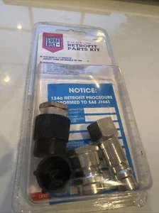 SURE BILT RETROFIT PARTS KIT R-12 to R-134a FITS MOST R-12 VEHICLES FREON VALVE - Picture 1 of 3