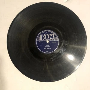 The Crows 78 rpm 10" record Gee / I Love You So - Picture 1 of 2