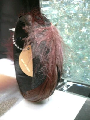 New Sexy Women Black Brown Fun Feathers Fashion Bracelet Clubbing Chic Bangle - Image 1 of 4