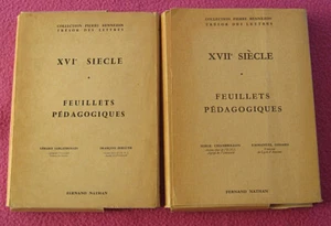 Feuillets pédagogiques. Collection Pierre Bennezon. XVIe et XVIIe siècles. - Picture 1 of 1