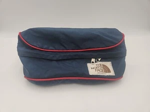 Vintage NORTH FACE 70/80s  BLUE/Red Fanny Pack Brown Label Waist Lumbar Bag USA - Picture 1 of 4