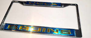 UCLA Bruins Silver Metal Laser Cut License Plate Frame  Ship Now 1-3 Days