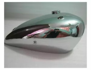 Imperial 1936, Model 100 350cc Chrome Steel Fuel Petrol Tank With Cap - Foto 1 di 8