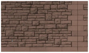Papel de construcción impreso de pared de escombros rojos Superquick D13 260 mm x 190 mm primer poste - Imagen 1 de 9
